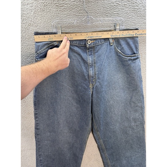 Vintage Levis Silvertab Jeans Mens 40 Blue Baggy Workwear Grunge Skater Y2K - Picture 3 of 11